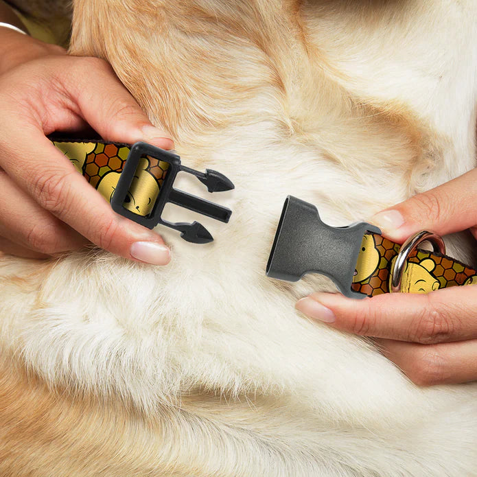 Winnie the Pooh Nylon Buckle Dog Collar (ONLINE ORDER ONLY)