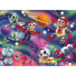 Googly Eyes - Astronauts in Outer Space 48 Piece Jigsaw Puzzle
