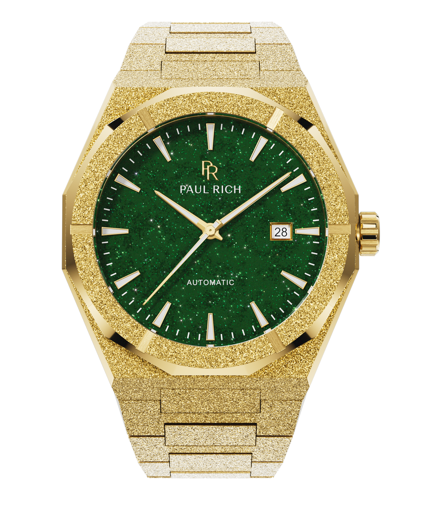 Frosted Star Dust II Gold Green