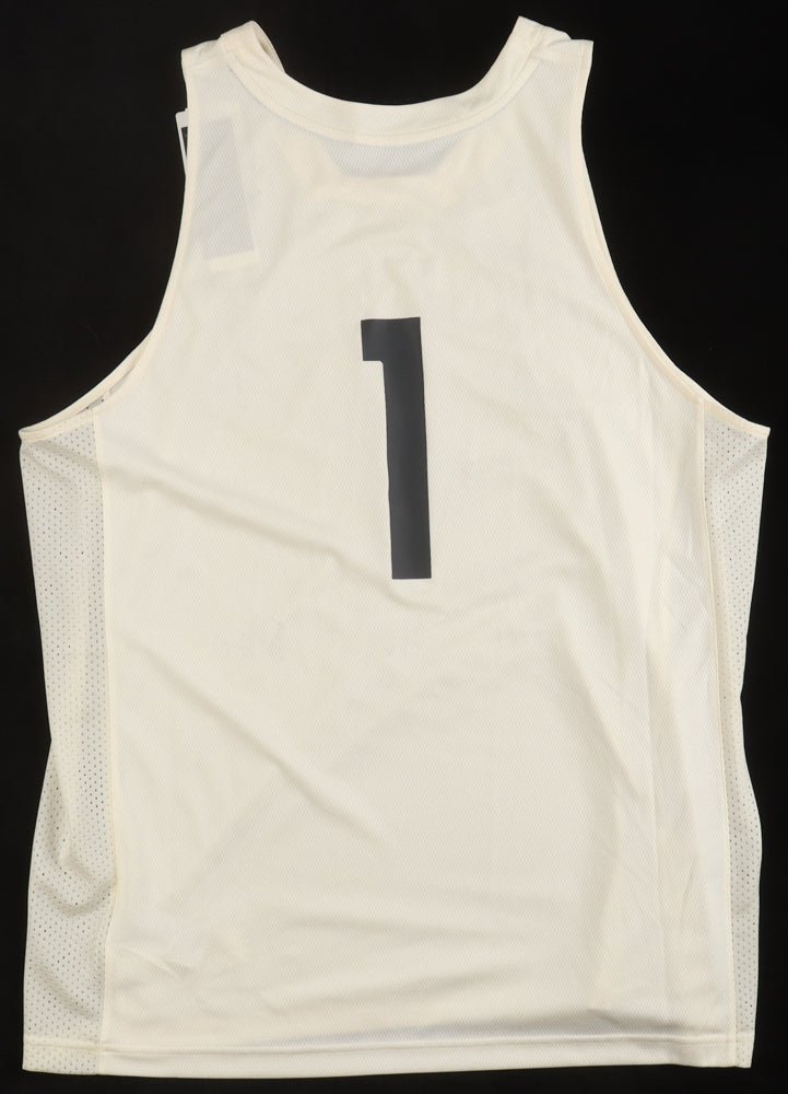 2025 Kansas Jayhawks Team-Signed Jersey by (12) With Dajuan Harris Jr., Zeke Mayo, K. J. Adams, Aj Storr (Beckett) (Online Order Only)