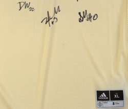 2025 Kansas Jayhawks Team-Signed Jersey by (12) With Dajuan Harris Jr., Zeke Mayo, K. J. Adams, Aj Storr (Beckett) (Online Order Only)