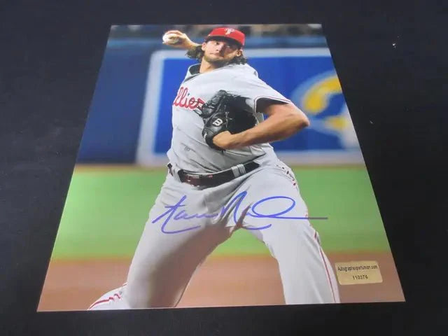 AARON NOLA SIGNED 8X10 PHOTO Philadelphia Phillies WITH COA (Online Order Only)
