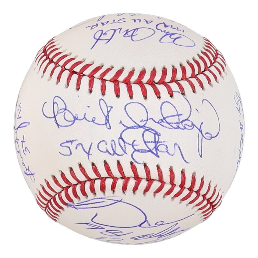 All-Star OML Baseball Signed By (10) With Bill Madlock, Benito Santiago, Doug Drabek, Jeff Burroughs With All-Star Inscriptions (JSA) (Online Order Only)