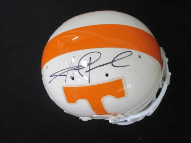 Alvin Kamara Signed Vols Mini Helmet GAA COA (Online Order Only)