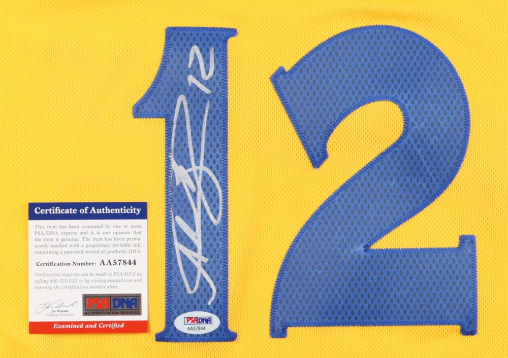 Andrew Bogut Signed Warriors Jersey (PSA) (Online Order Only)