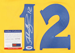 Andrew Bogut Signed Warriors Jersey (PSA) (Online Order Only)