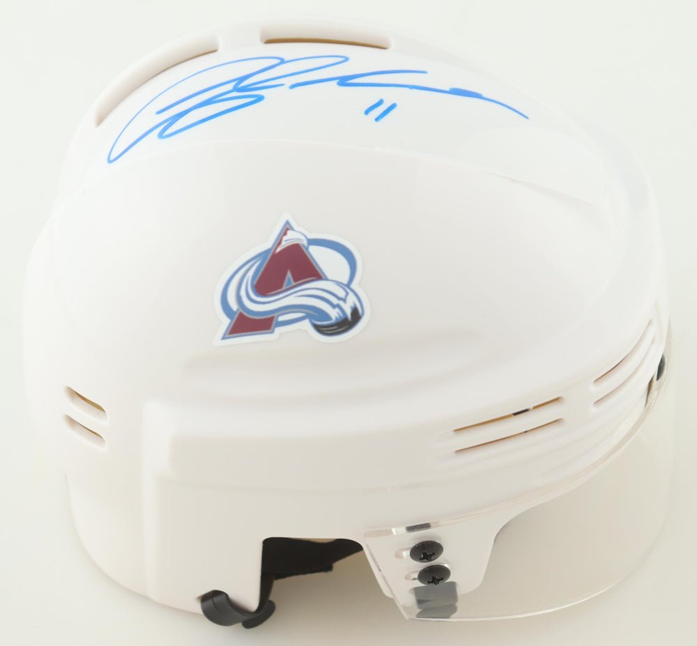 Andrew Cogliano Signed Avalanche Mini Helmet (JSA) (Online Order Only)