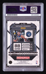 Anthony Edwards Signed 2022-23 Panini Prizm Monopoly #53 (PSA) (Online Order Only)