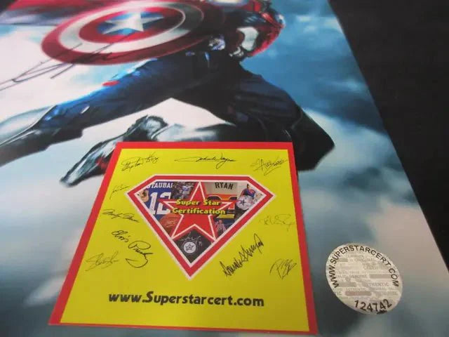 Anthony Mackie Signed 8x10 Photo SSC COA Marvel (Online Order Only)