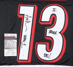 Ari Lehman Signed Jersey Inscribed "Jason 1" & "I Never Die!" (JSA) (Online Order Only)