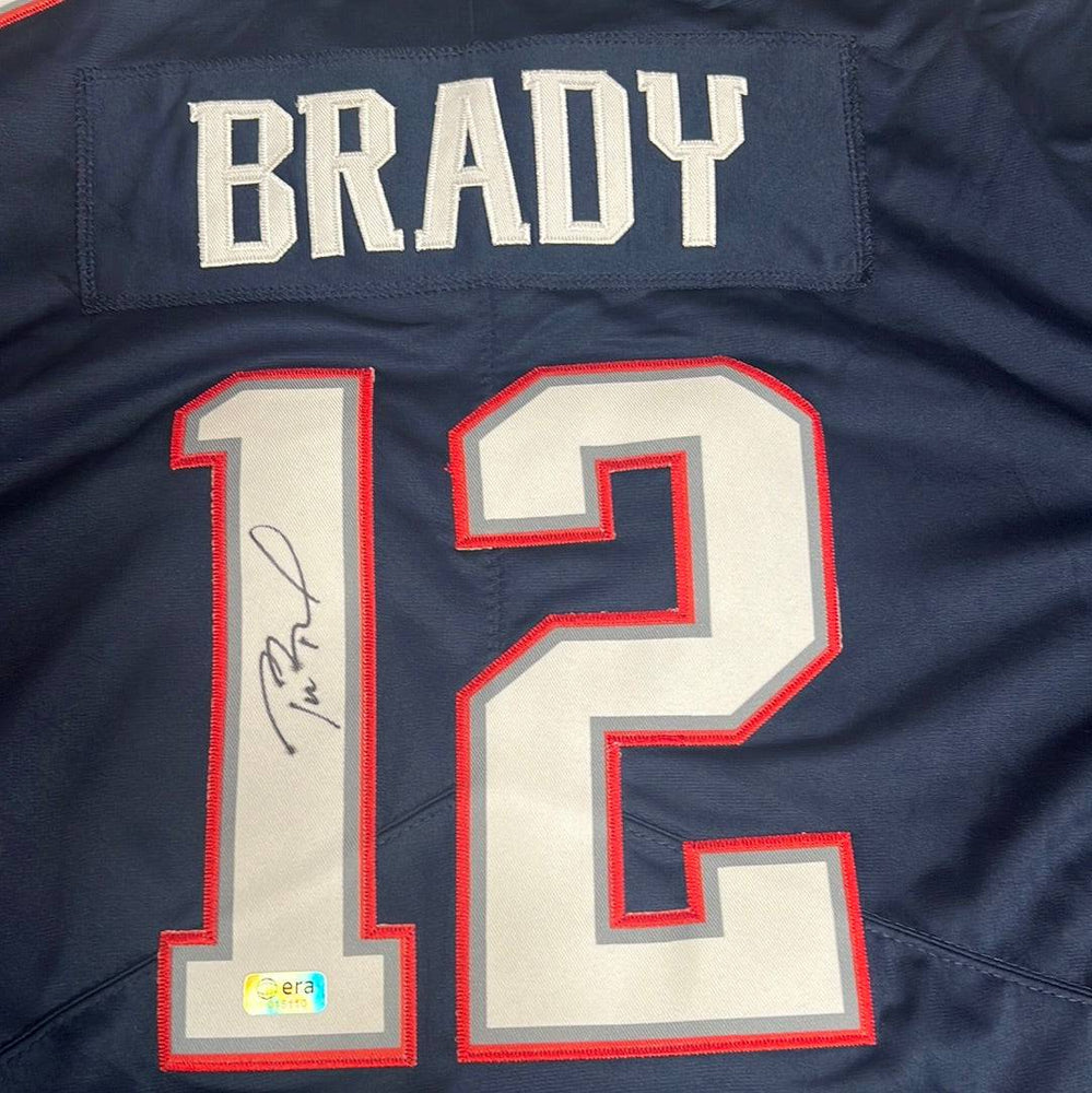 Autographed official Tom Brady jersey (Online Order Only)