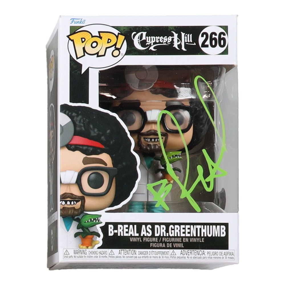 B-Real Signed "Cypress Hill" #266 B-Real as Dr. Greenthumb Funko Pop! Vinyl Figure (Beckett) (Online Order Only)