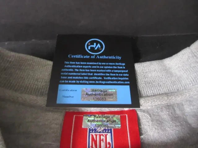 Bart Starr Packers Signed Sweatshirt Heritage COA (Online Order Only)
