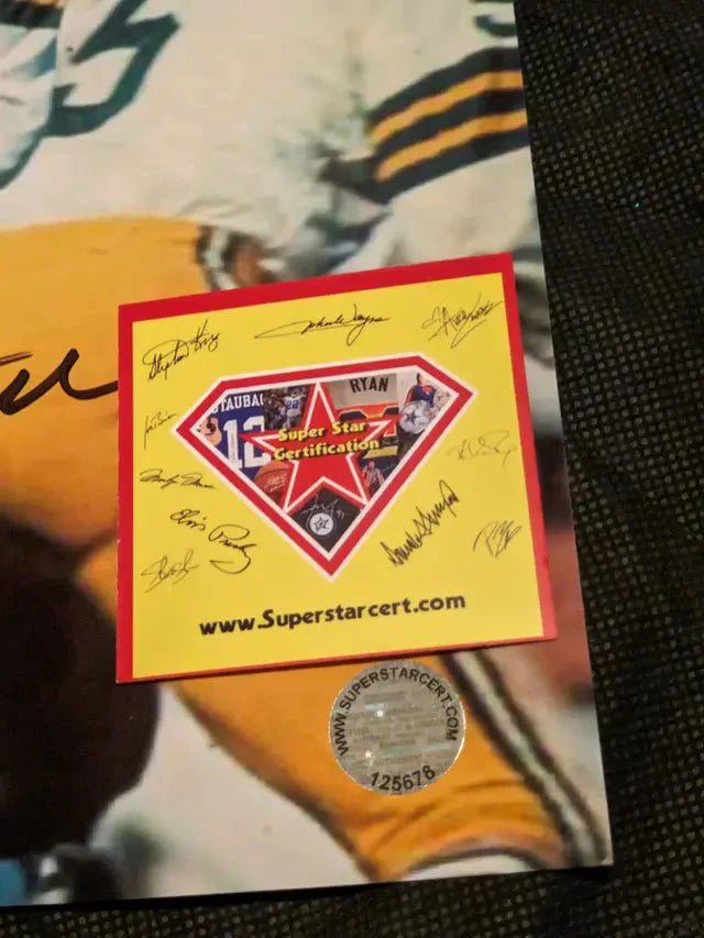 Bart Starr Signed Green Bay Packers 8.5x11 Photo with coa 125678 (Online Order Only)