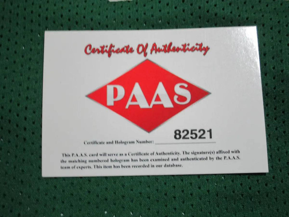 Bill Russell of the Boston Celtics signed autographed basketball jersey PAAS COA 521 (Online Order Only)