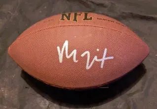 Bo Nix NFL Signed Football with COA (Online Order Only)