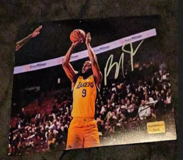 Bronny James Auto Signed 8x10 Lakers Photo with COA 115322 (Online Order Only)