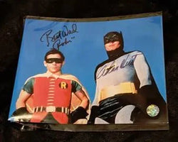 Burt Ward & Adam West "Batman & Robin" Signed 8x10 Photo with coa (Online Order Only)