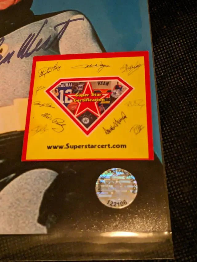 Burt Ward & Adam West "Batman & Robin" Signed 8x10 Photo with coa (Online Order Only)
