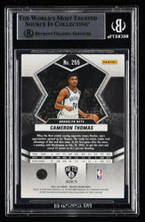 Cameron Thomas Signed 2021-22 Panini Mosaic #255 NP RC (BGS) (Online Order Only)