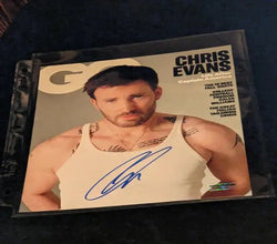 Chris Evans autographed 8x10 photo with coa (Online Order Only)