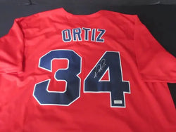 David Ortiz Boston Red Sox #34 Signed Jersey Heritage COA (Online Order Only)