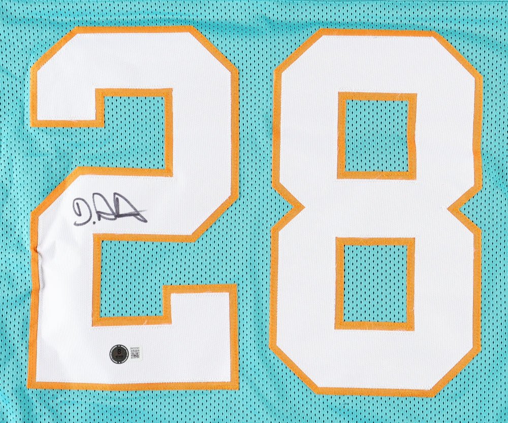 De'Von Achane Signed Jersey (Beckett) Miami Dolphins (Online Order Only)
