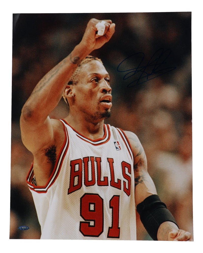 Dennis Rodman Signed Bulls 16x20 Photo (TriStar) (Online Order Only)