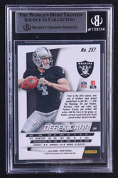 Derek Carr Signed 2014 Panini Prizm #257A RC (BGS) Rookie Card (Online Order Only)