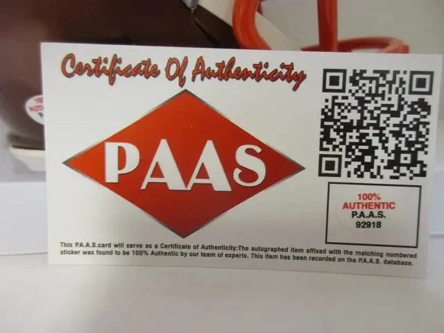 Deshaun Watson of the Cleveland Browns signed autographed mini football helmet PAAS COA 918 (Online Order Only)