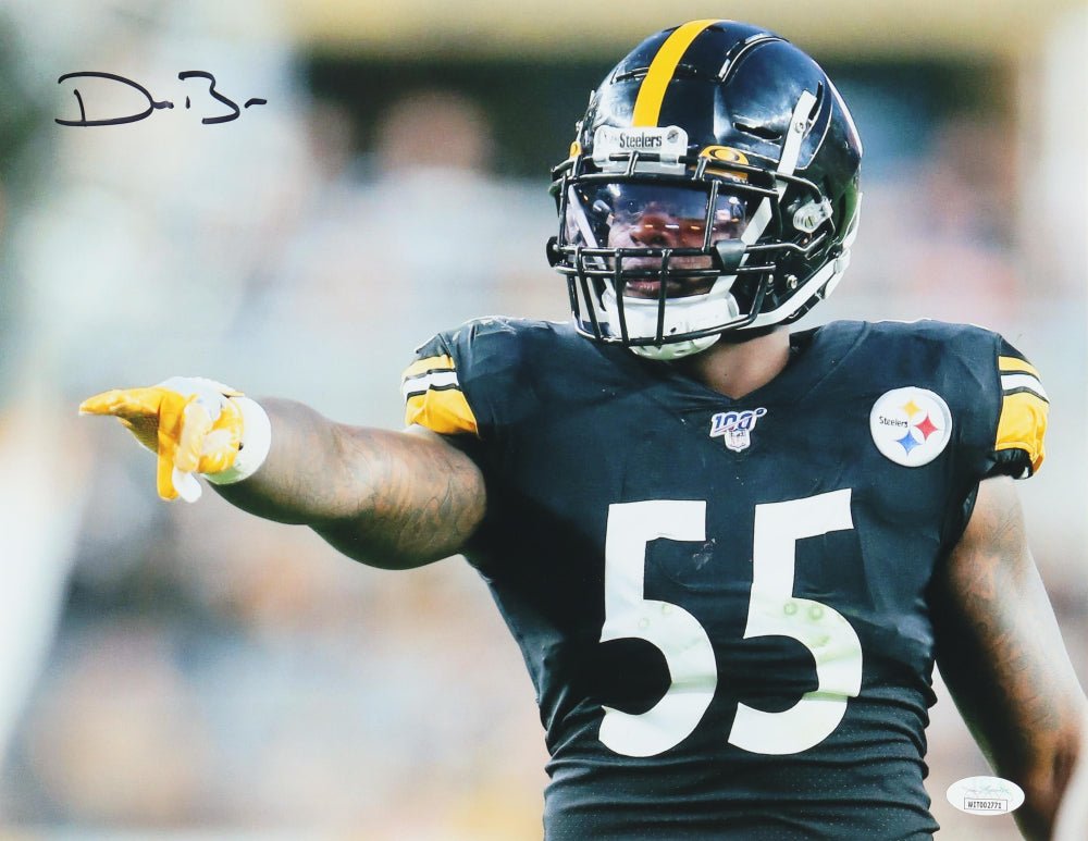 Devin Bush Jr. Signed Steelers 11x14 Photo (JSA) (Online Order Only)