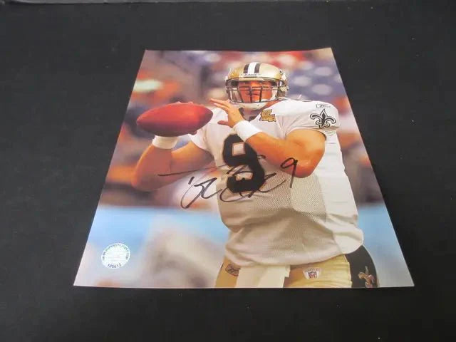 Drew Brees Signed NEW ORLEANS SAINT FOOTBALL 8.5x11 Photo SSC COA (Online Order Only)