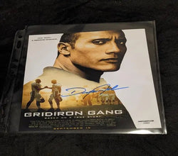 Dwayne Johnson Gridiron Gang autographed 8x10 photo with COA (Online Order Only)