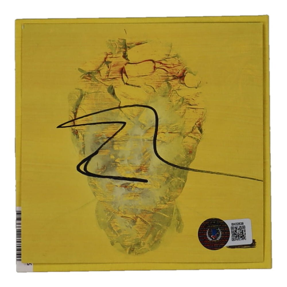 Ed Sheeran Signed "Subtract" CD Insert With Disc (Beckett) (Online Order Only)
