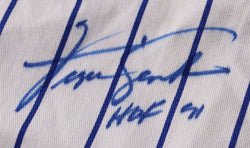 Fergie Jenkins Signed Cubs Jersey Inscribed "HOF 91" (JSA) (Online Order Only)