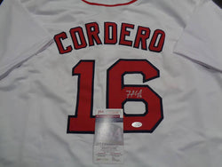 Franchy Cordero Boston Red Sox Autographed Custom Baseball Style Jersey JSA w coa (Online Order Only)