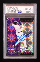 Frank Thomas Signed 1998 Pinnacle Epix Moment Purple #E7 (PSA | Auto 10) (Online Order Only)