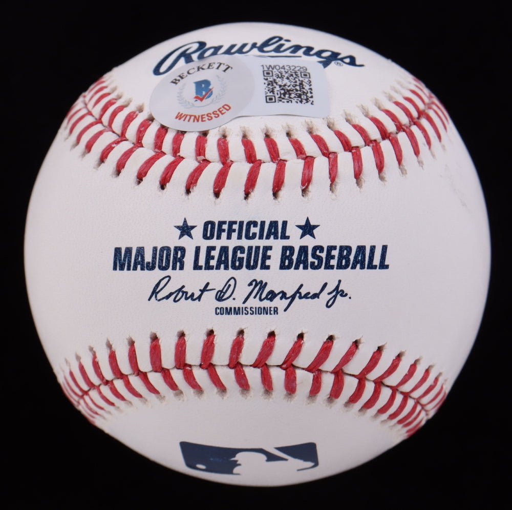 Frank Thomas Signed OML Baseball Inscribed "HOF 2014" (Beckett) (Online Order Only)
