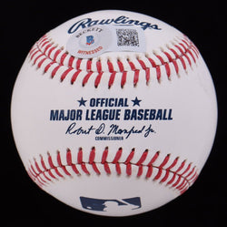Frank Thomas Signed OML Baseball Inscribed "HOF 2014" (Beckett) (Online Order Only)