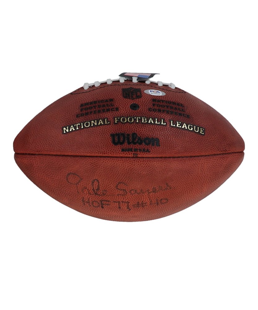 Gale Sayers Signed "The Duke" Official NFL Game Ball Inscribed "HOF 77" & "Thank You For Your Support" & "Best," (PSA) (Online Order Only)
