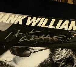 Hank Williams JR autographed album CoverWhiskey Bent and Hell Bound with coa (Online Order Only)