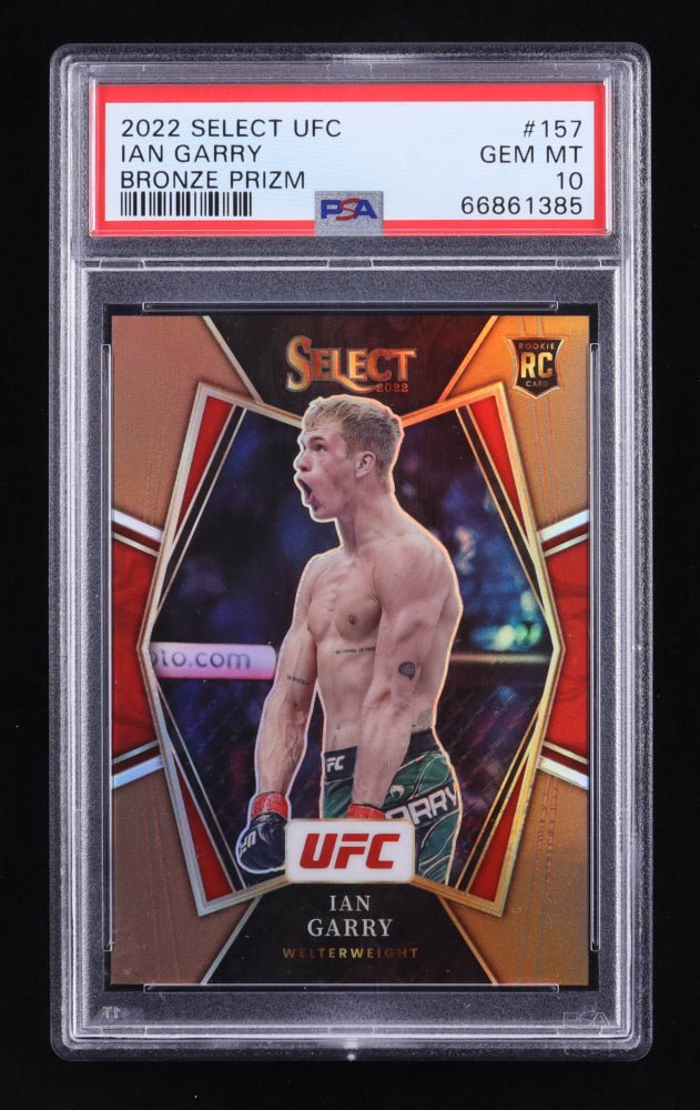 Ian Garry 2022 Select UFC Prizms Bronze #157 #079/175 RC (PSA 10) Rookie Card | Serially Numbered #079 / 175 (Online Order Only)