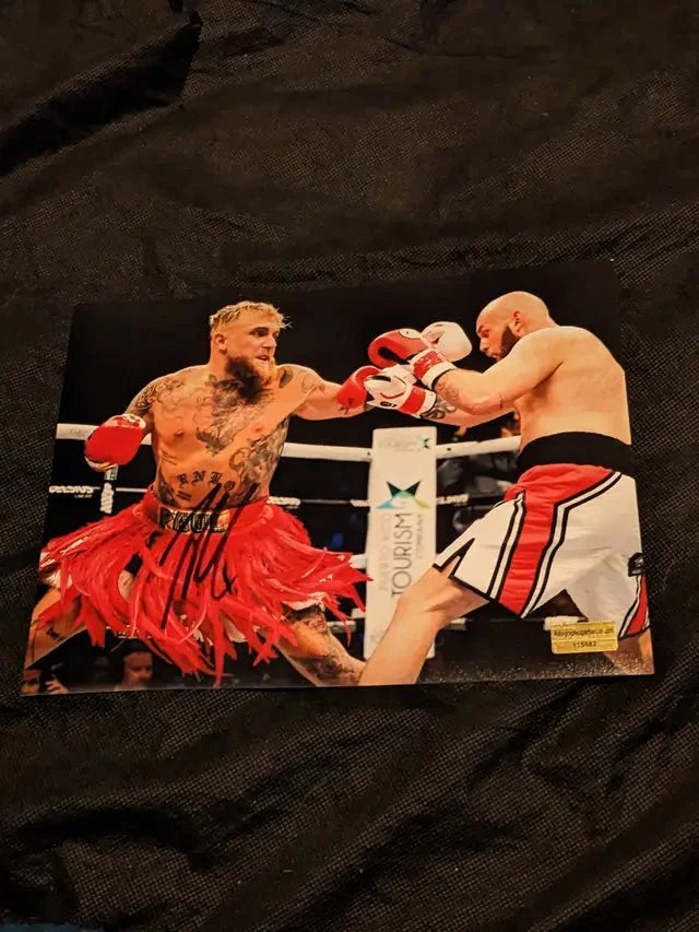 Jake Paul Auto Signed 8x10 Photo with COA 115582 🥊 (Online Order Only)