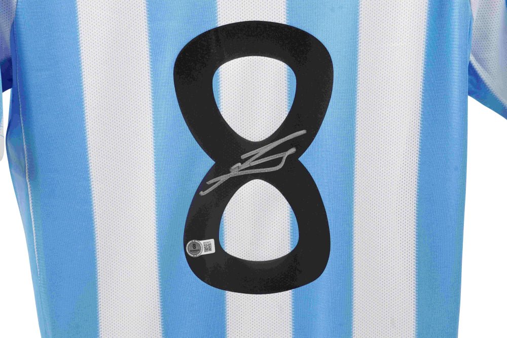 Javier Zanetti Signed Argnetina National Team Jersey (Beckett) (Online Order Only)