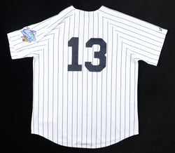 Jim Leyritz Signed Yankees Jersey With 1999 World Series Patch Inscribed "Last Home Run Of The 20th Century" (PSA & Goldin) (Online Order Only)