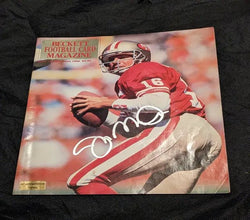 Joe Montana Auto Signed Beckett Magazine with coa (Online Order Only)