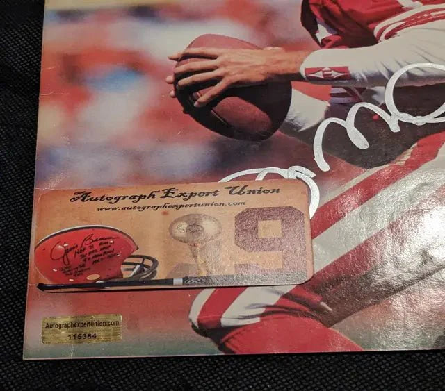 Joe Montana Auto Signed Beckett Magazine with coa (Online Order Only)