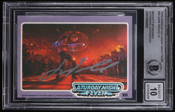 John Travolta Signed 1978 Donruss Saturday Night Fever #20 (BGS | Autograph Grade 10) Beckett Witnessed (Online Order Only)
