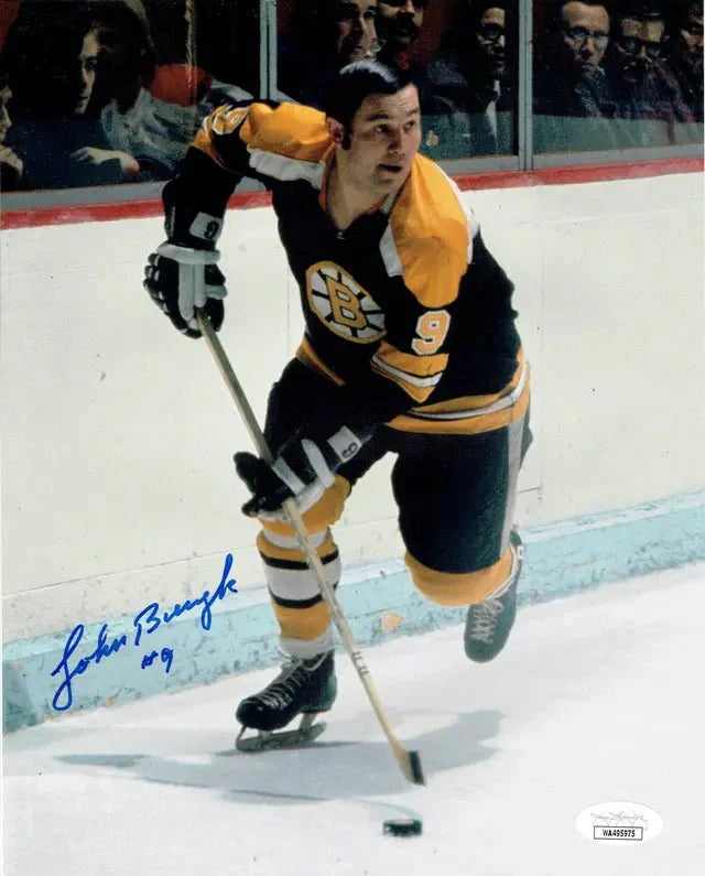 Johnny Bucyk Boston Bruins Autographed 8x10 Photo JSA W coa (Online Order Only)