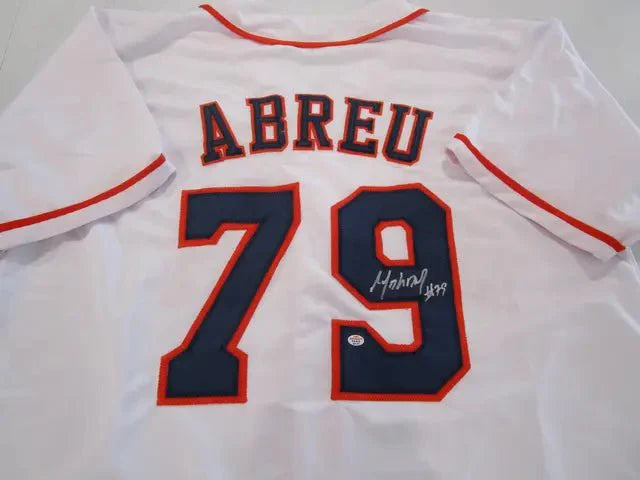 Jose Abreu of the Houston Astros signed autographed baseball jersey PAAS COA 177 (Online Order Only)